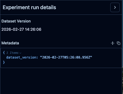 Run詳細からワンクリックで当時のデータ一覧に遷移できる