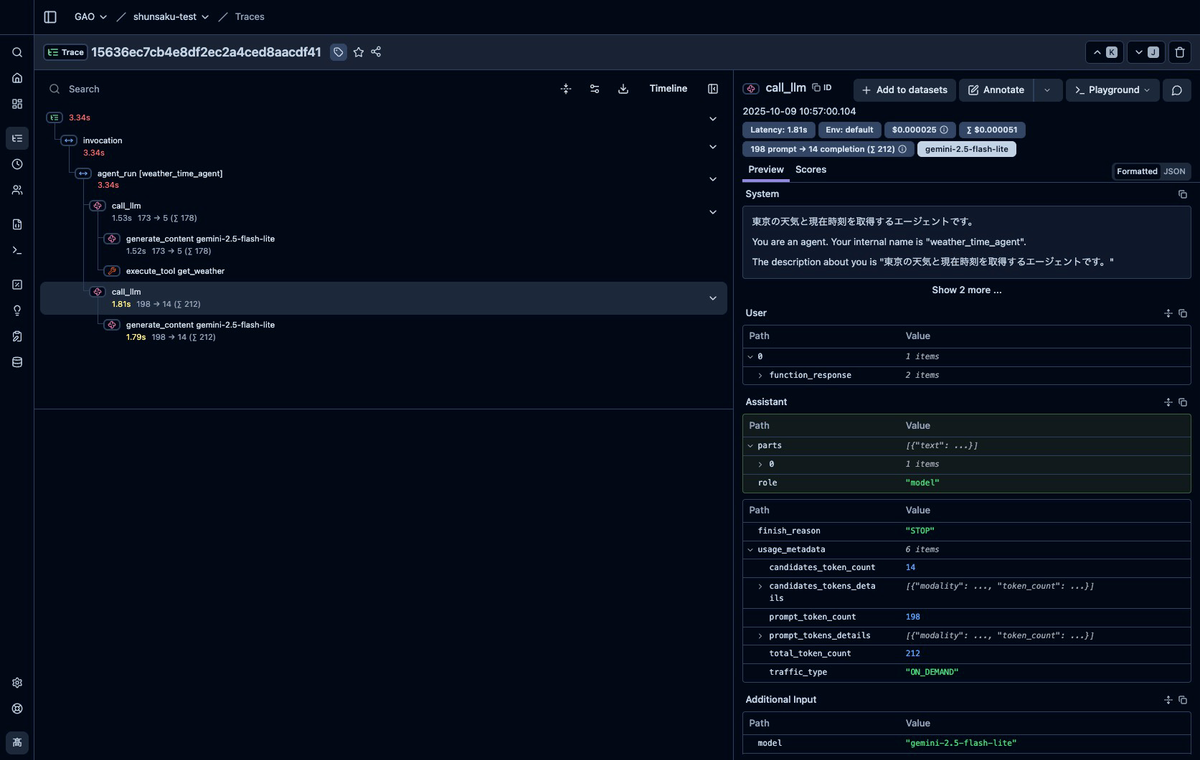 a2a-python-sdkを除外したTrace