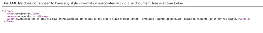 403 エラー:Anonymous caller does not have storage.objects.get access